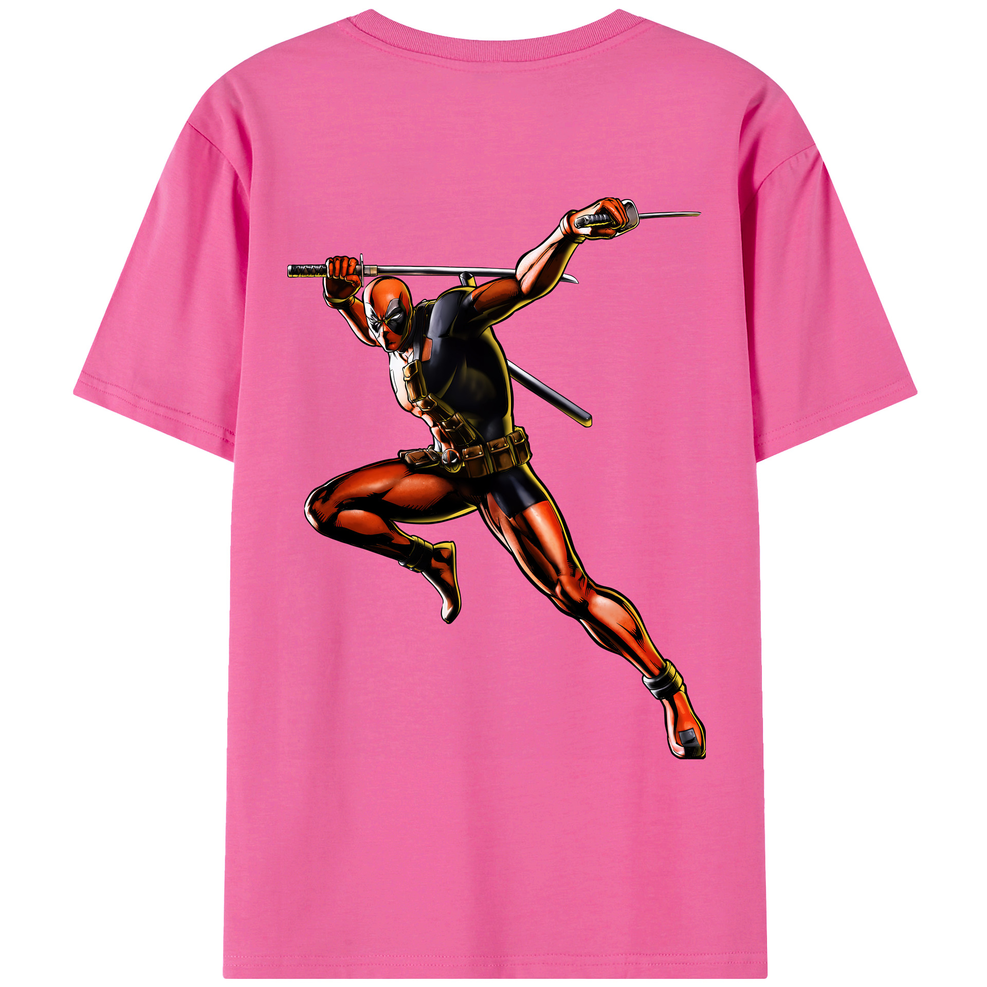 （画像用） Deadpool デッドプール レディース半袖Tシャツ(バックプリント)